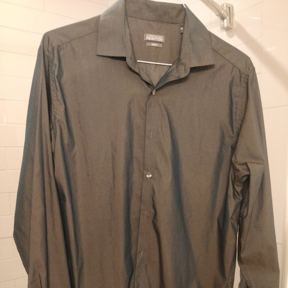 Men's Kenneth Cole Reaction Dress Shirt - Slim Fit 16.5 Neck